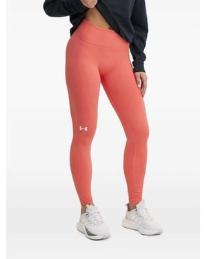 Under Armour Logo-Print Leggings - Red