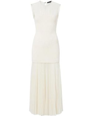 Proenza Schouler Niki Pleated Maxi Dress - White