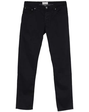 Jacob Cohen Studded-detail jeans - Blau