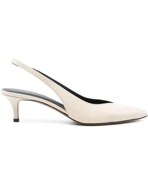 Isabel Marant Point-Toe Slingback Court Shoes - White