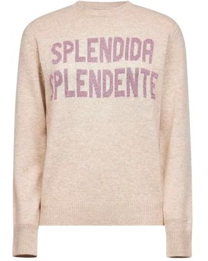 Mc2 Saint Barth Jacquard crew-neck sweater - Pink