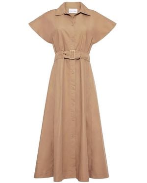 Cara Cara Robe Sawyer À Taille Ceinturée - Natural
