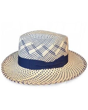 PALMARA HATS The Forum Fedora Hat - Blue