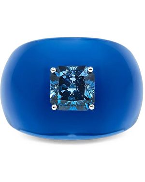 SOLO for Diamonds Bague Sertie De Diamants - Blue