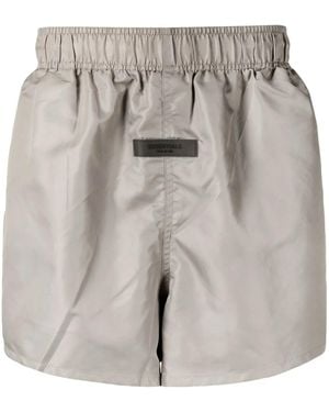 Fear Of God Front-Logo Techical Track Trousers - Grey