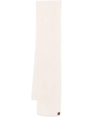 Eleventy Ribbed Scarf - White