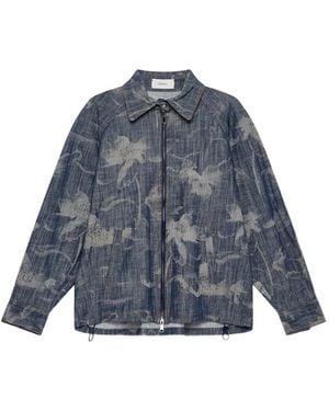 Maliparmi Veste À Fleurs - Blue