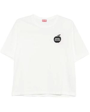 KENZO Sounds Embroidered T-Shirt - White