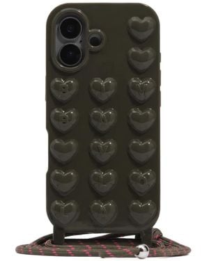 Bimba Y Lola Dark Shiny Silicone Case For Iphone 17 - Green