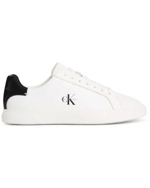 Calvin Klein Brooke Logo-Detail Trainers - White