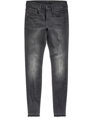 G-Star 3301 Logo-Patch Skinny Jeans - Gray
