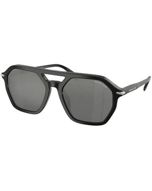 Michael Kors Geometric-Frame Sunglasses - Grey