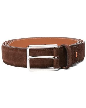 Santoni Calfskin Belt - Brown
