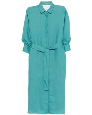 Le Sarte Pettegole Tie-Belt Dress - Green