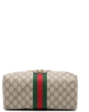 Gucci Neceser Mediano Savoy Con Gg - Neutro