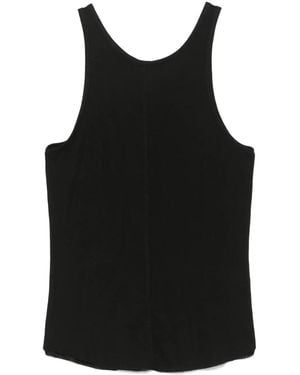 Thom Krom Fine-Ribbed Tank Top - Black