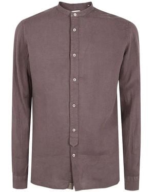 Tintoria Mattei 954 Linen Shirt - Purple