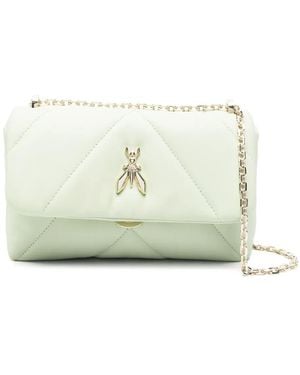 Patrizia Pepe Borsa A Tracolla Con Placca Fly - Bianco