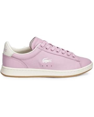 Lacoste Zapatillas Con Logo Bordado - Rosa