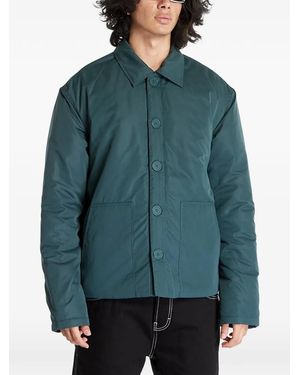 Urban Classics Button-Up Patch-Pocket Jacket - Green