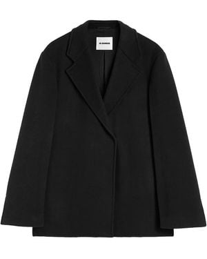 Jil Sander Wool Coat - Black