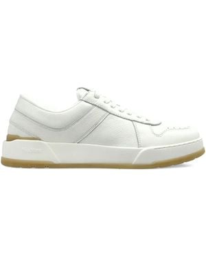 Max Mara Lace-Up Paneled Pumps - White