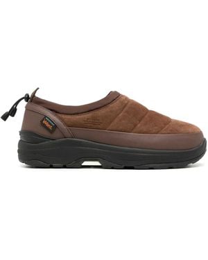 Suicoke Pepper-Sev Suede Slippers - Brown