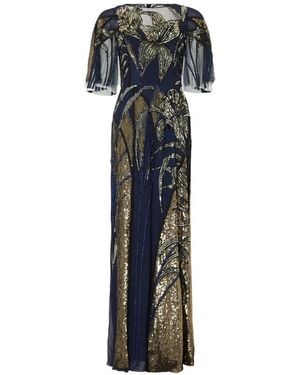 Temperley London Sequin-Embellished Mariana Maxi Dress - White