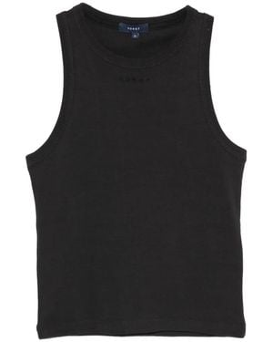 Soeur Dolly Ribbed Tank Top - Black