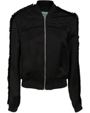DURAZZI MILANO Fringed Jacket - Black