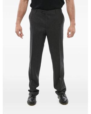 Corneliani Leader Straight-Leg Trousers - Black