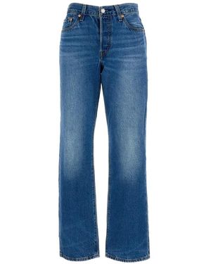 Levi's Five-Pocket Faded Jeans - Blue
