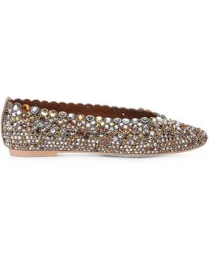 Kurt Geiger Bailarinas Perf - Blanco