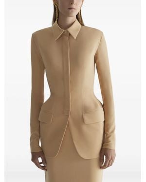 Mugler Hourglass Jacket - Natural