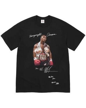 Supreme Camiseta Champion De Algodón De X Martine Rose - Negro