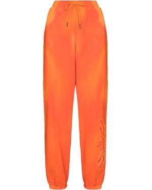 Daily Paper Pantalones de chándal Lex con estampado tie-dye - Naranja