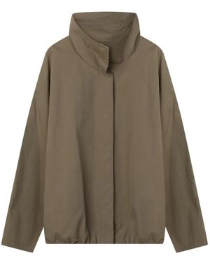 Stylein Sarou Funnel-Neck Jacket - Natural