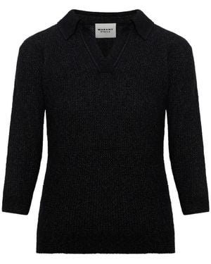 Isabel Marant Nathalie Polo Jumper - Black