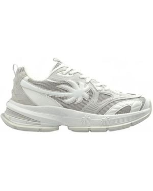 Palm Angels Palm Runner Panelled Trainers - White