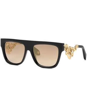 Roberto Cavalli Square-Frame Sunglasses - Black