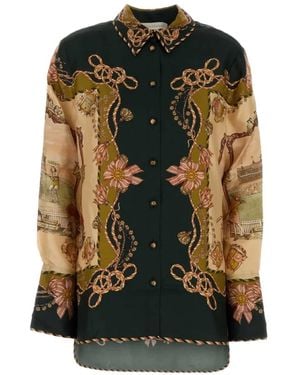 Zimmermann Valiant Twill Shirt - Green