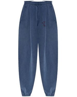 Alexander Wang Cotton Track Pants - Blue