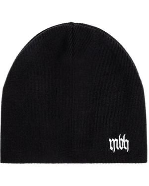 MISBHV Embroidered-Logo Beanie - Black
