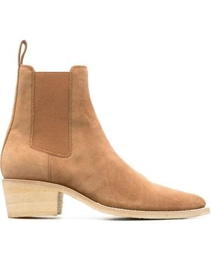 Amiri Suede Ankle Boots - Brown