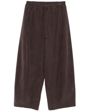 Woc Pantalones Anchos Sechura Con Cordones - Marrón