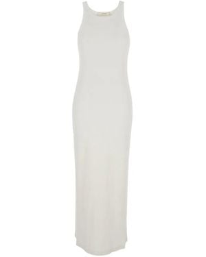 Jucca Ribbed Dress - White
