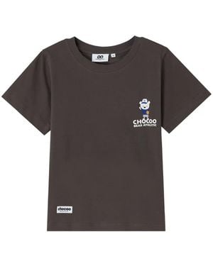 Chocoolate Graphic-Print Short-Sleeved T-Shirt - Black