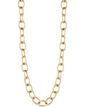 CLARA CHEHAB Liberté Chain Link Necklace - Metallic