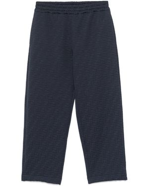 Fendi Joggingbroek Met Ff-Reliëf - Blauw