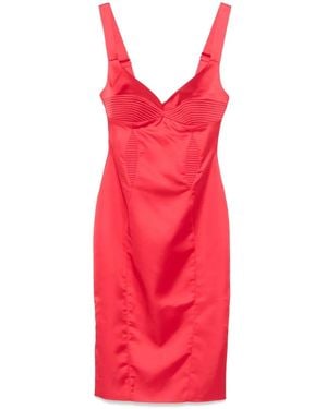 Murmur Abito Haze Midi - Rosso